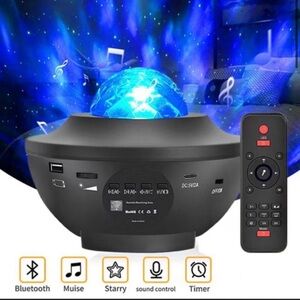 Black LED Bluetooth Speaker